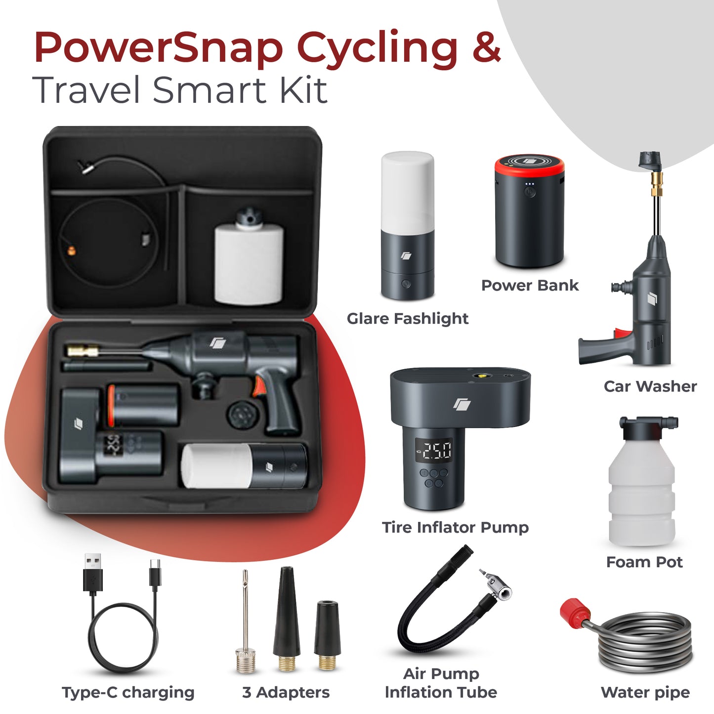 Caliber PowerSnap: Bike & Outdoor Kit