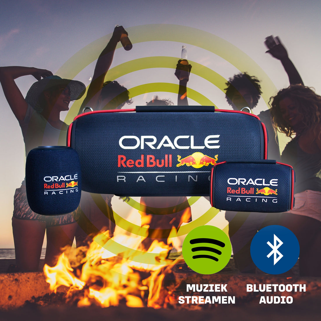 Vol gas sfeer met de Red Bull Bluetooth Speakers – tijdens én buiten de race!