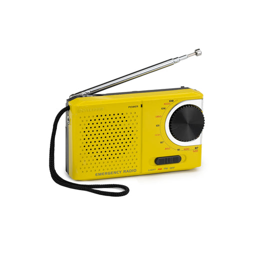 Caliber AM/FM Noodradio op Batterijen