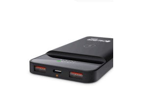Draadloze 10.000mAh Powerbank met snellader